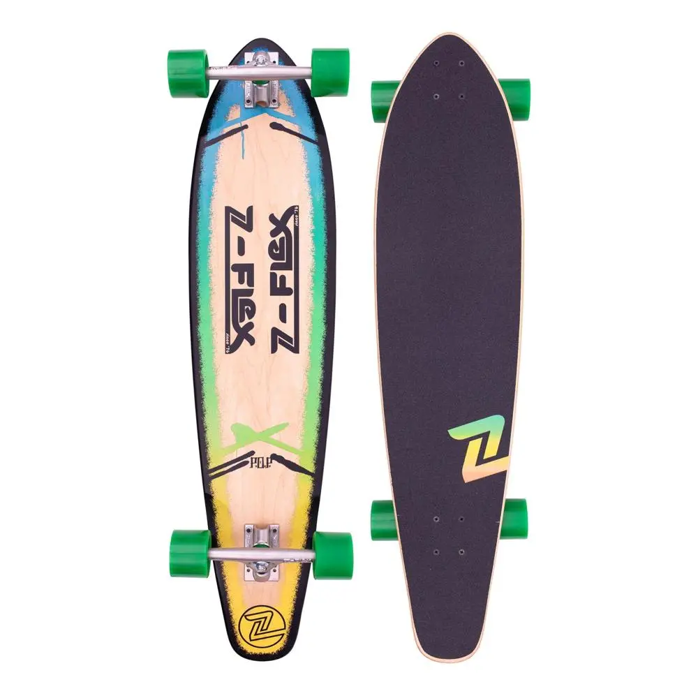 Z-Flex P.O.P Blue Fade 39" Kicktail Longboard 1