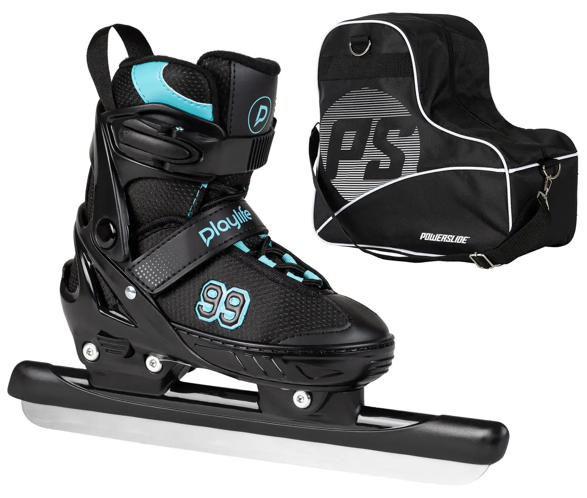 Glacier Tt Adj. + Ice Skate Bag Bundle 1