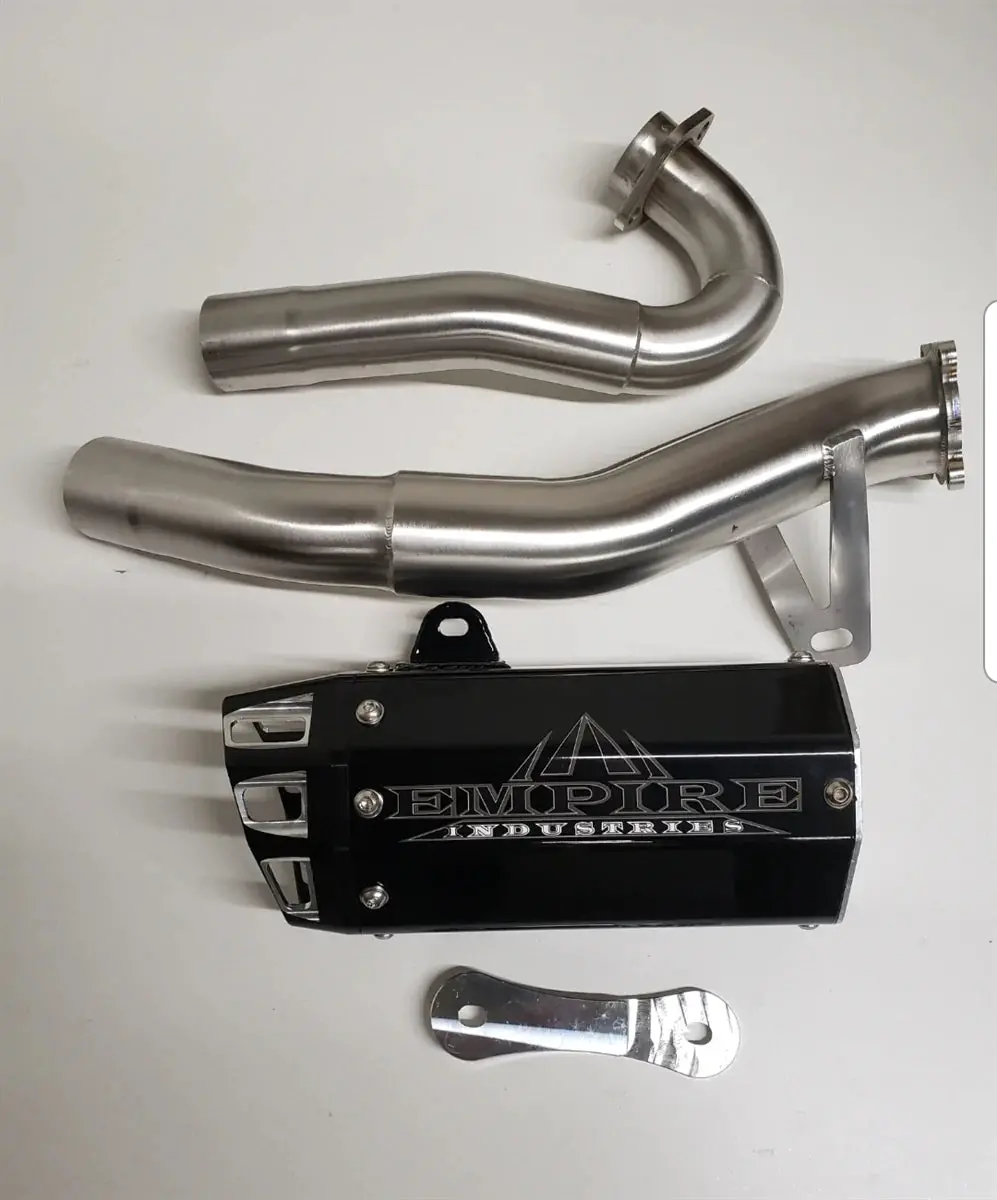 Empire Industries Hybrid Full Exhaust For 06+ Honda Trx Chassis With 21-22 Crf 450 Motor 1