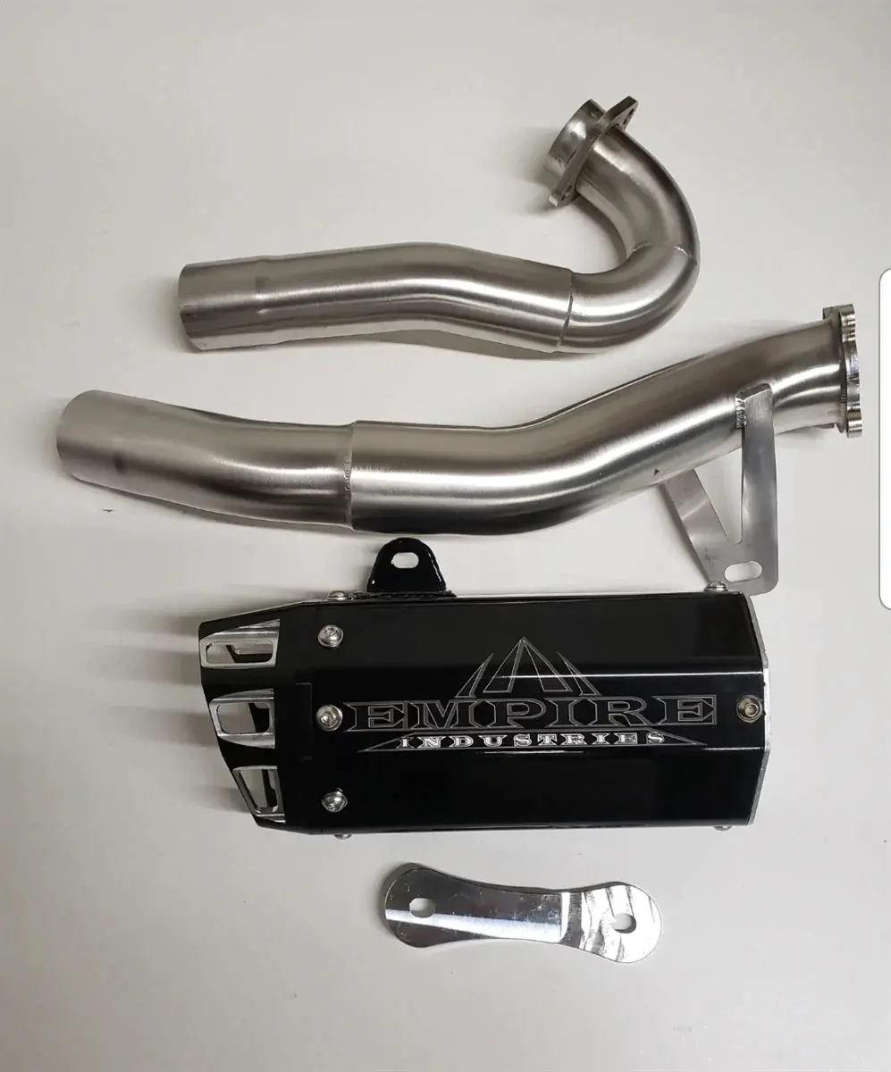 Empire Industries Hybrid Full Exhaust For 06+ Honda Trx Chassis With 17-20 Crf 450 Motor 1