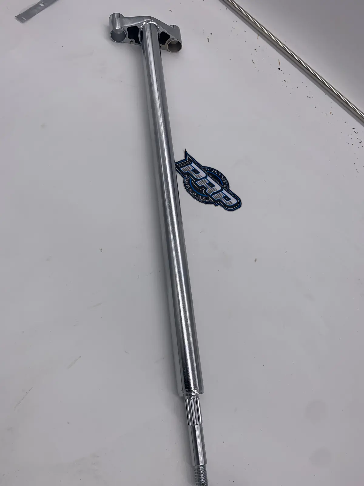 09-22 Yfz450r & X Model Steering Stem Antivibe Zinc Plated Chromoly 1