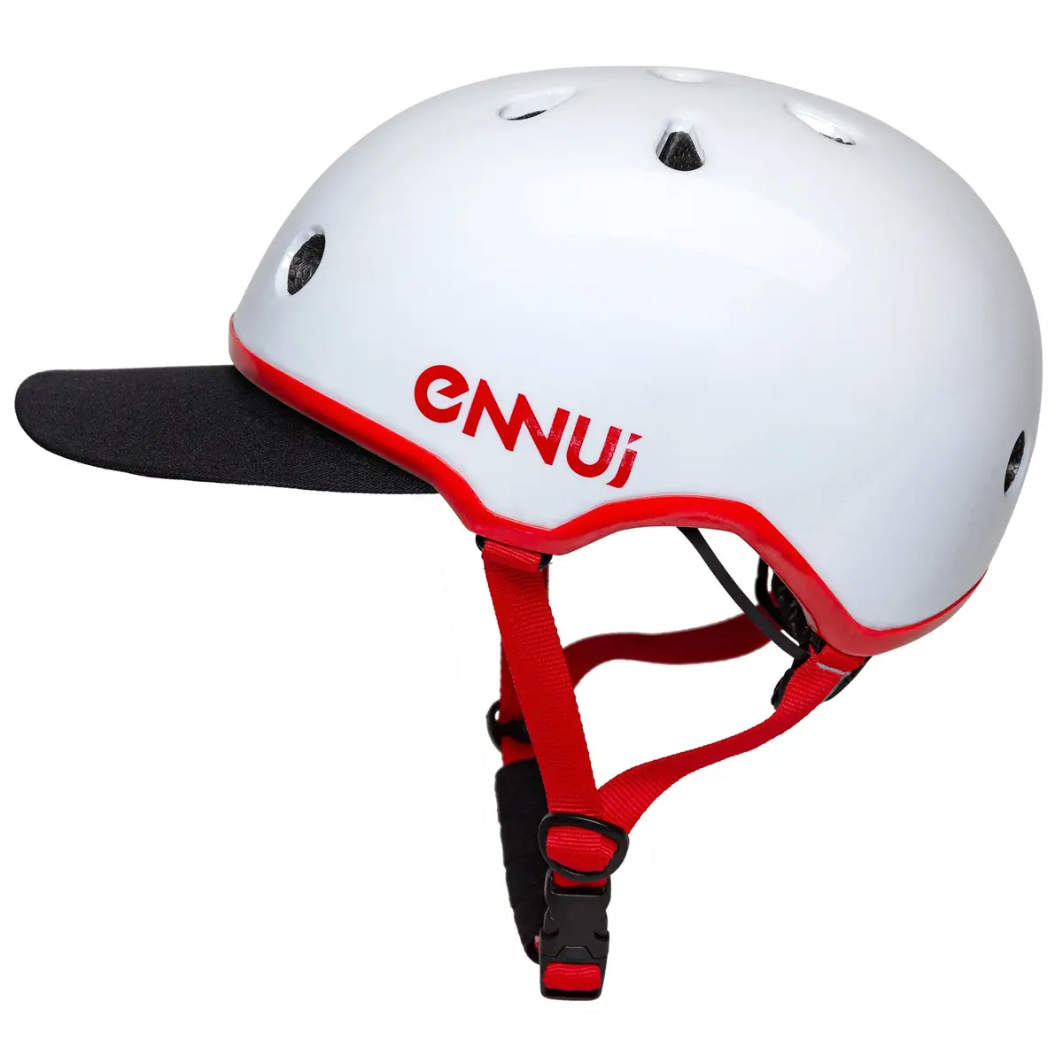 Elite White Red Shiny (Include Removable Peak) 2