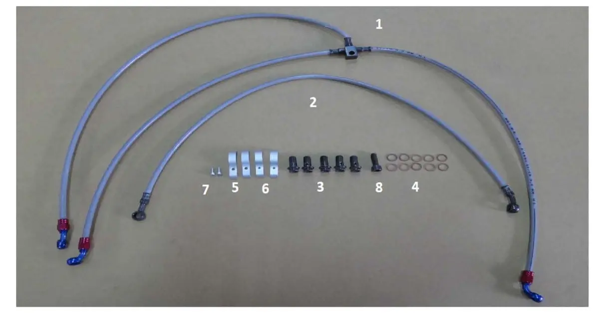 Apex Drr Rear Braided Brake Lines 1