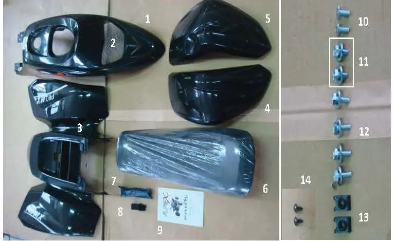 Apex Front Wheel Fenders #4 #5 1